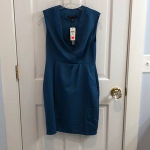 NWT Banana Republic blue fitted dress